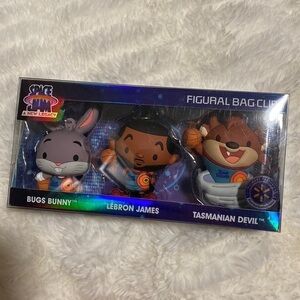 Space Jam Figural Bag Clip Bugs bunny lebron james Tasmanian devil